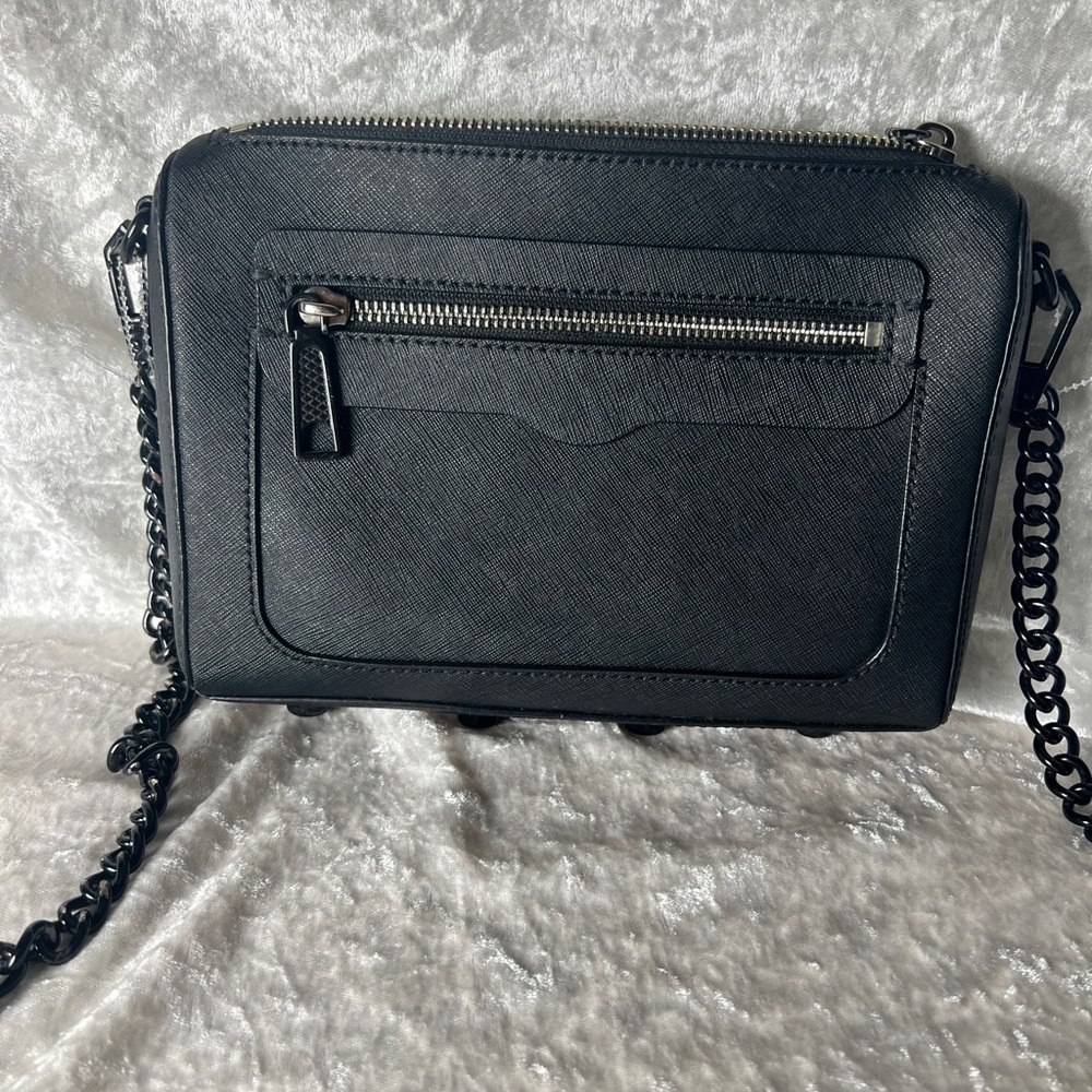 Rebecca Minkoff Black Crossbody with Chain Detail